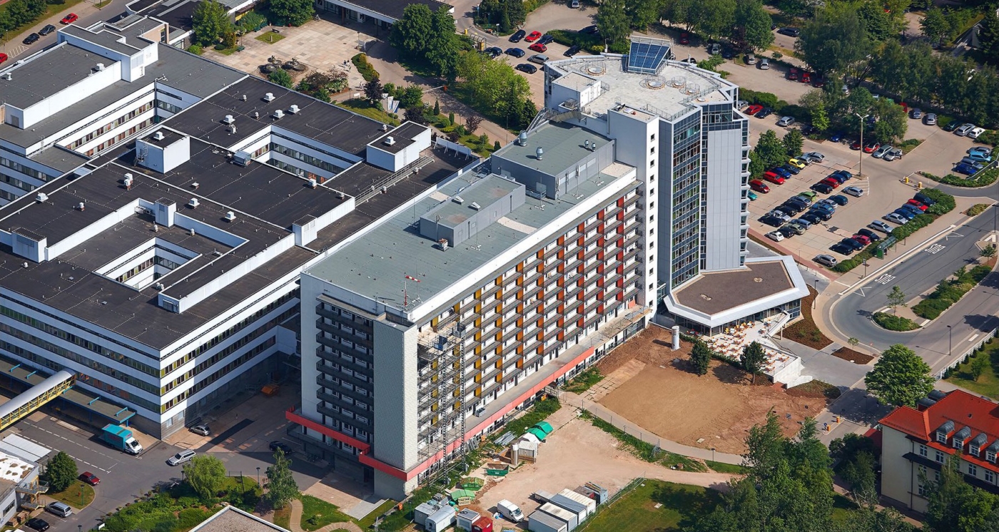 Das Klinikum Chemnitz aus der Luft